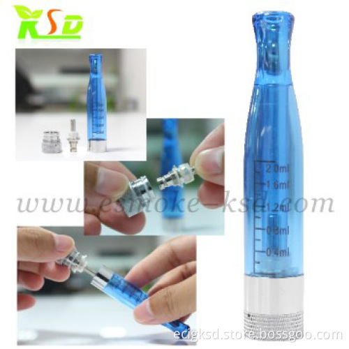electronic cigarette new desigh clear atomizer varous color H2